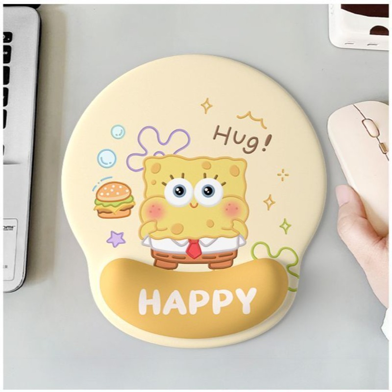 Laptop Accessories For Wrist Support - Cute Anime SpongeBob Non-Slip Wrist Rest