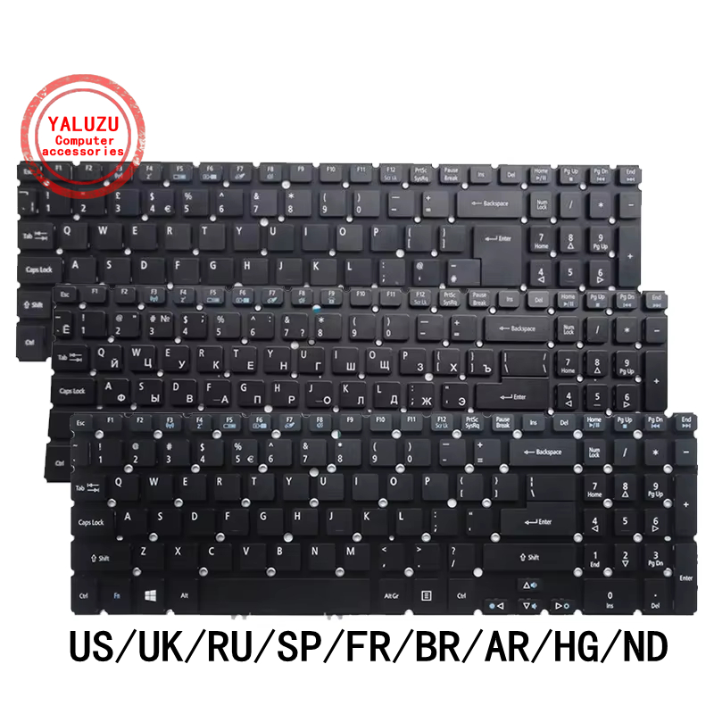 Laptop Accessories Acer - US/UK/RU/SP/FR/BR/AR/HG/ND Laptop Keyboard For ACER MS2361