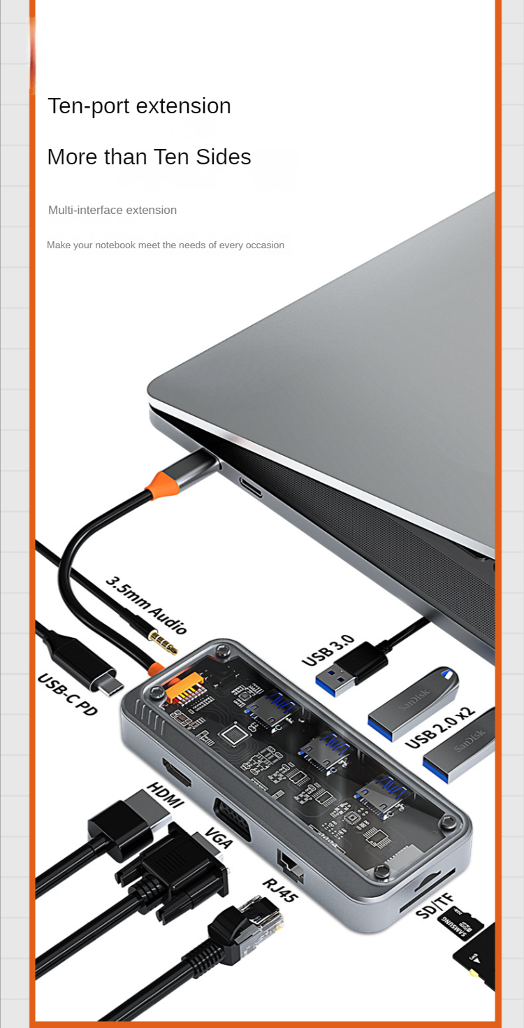 USB Type-C Hub with HDMI - Ess - Laptop Accessories Essential 리뷰 및 가격
