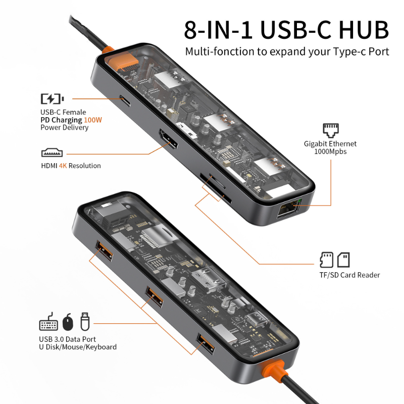 USB Type-C Hub with HDMI - Ess - Laptop Accessories Essential 리뷰 및 가격