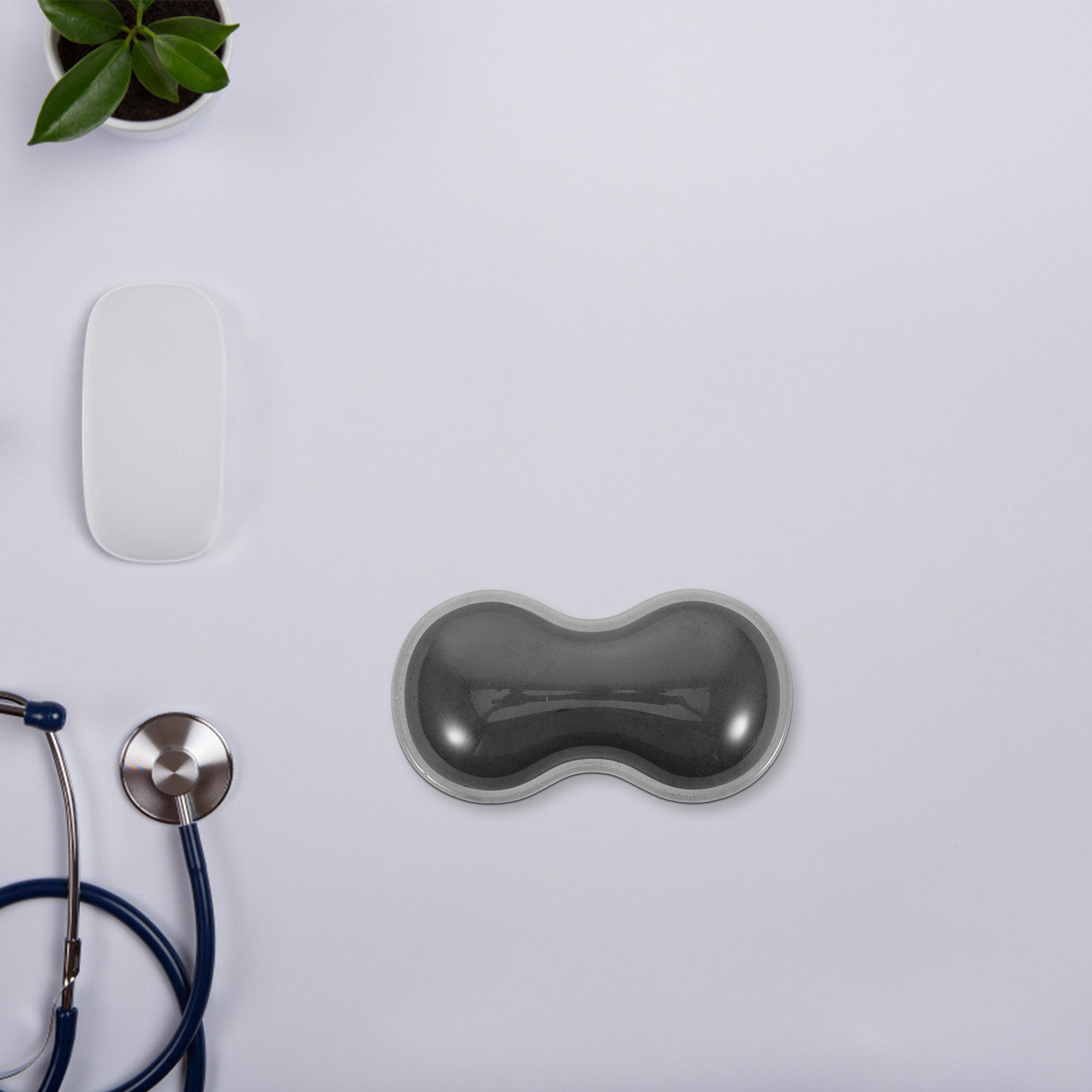 Black Silicone Non Slip Mouse  - Laptop Accessories For Wrist Support 리뷰 및 가격