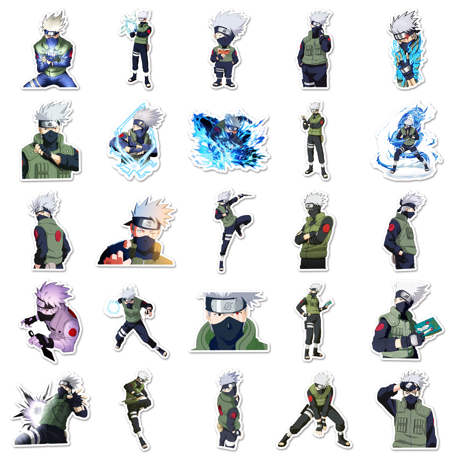 50pcs Anime Naruto Hatake Kaka - Accessories Laptop 리뷰 및 가격