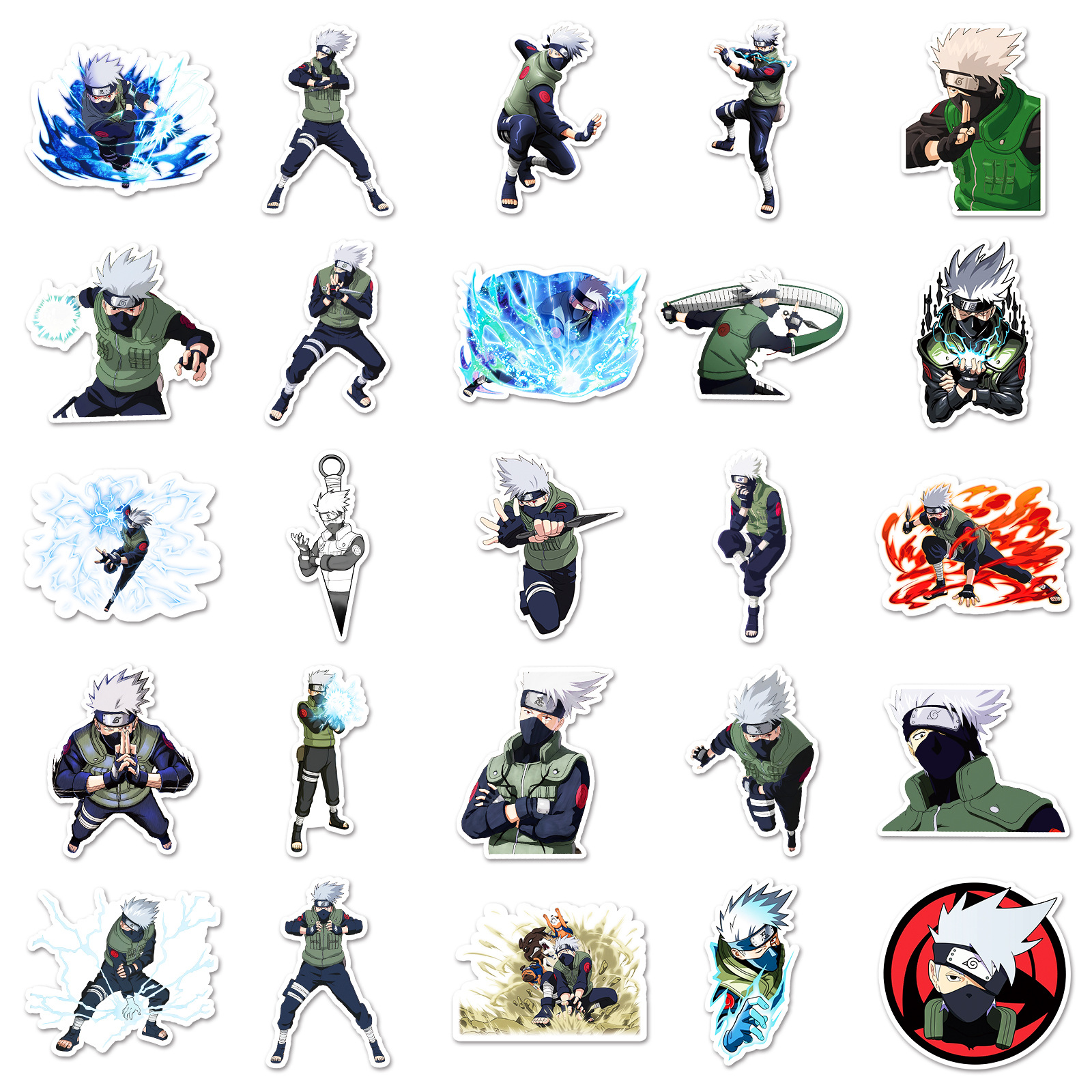 50pcs Anime Naruto Hatake Kaka - Accessories Laptop 리뷰 및 가격