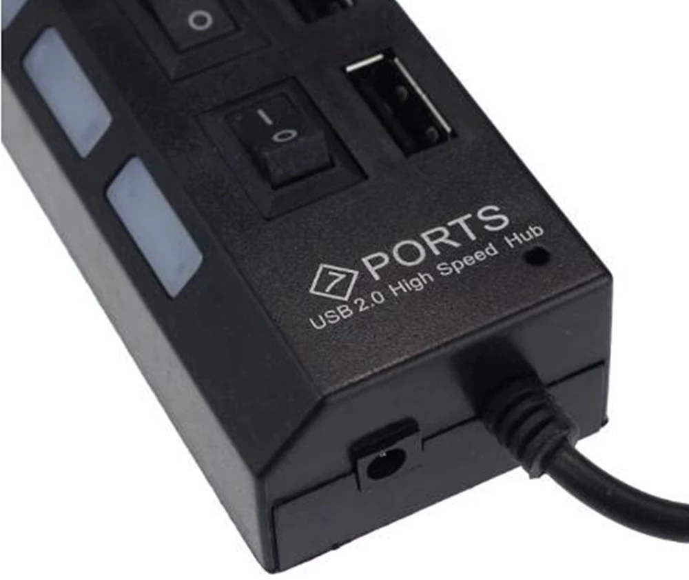 7 Port USB 2.0 Hub Splitter Fo - Laptop Accessories Computer 리뷰 및 가격